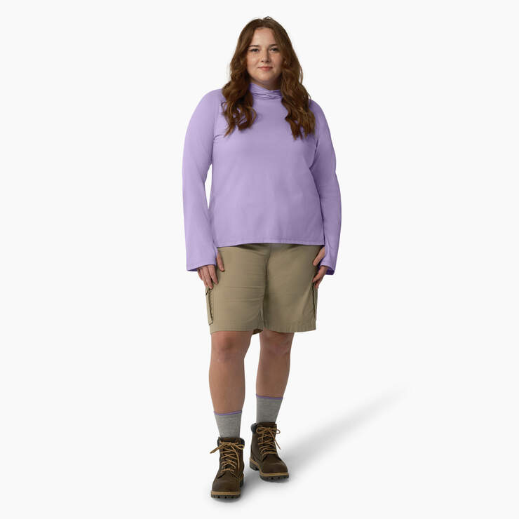 Women's Plus Cooling Performance Sun Shirt - Purple Rose (UR2) image number 4
