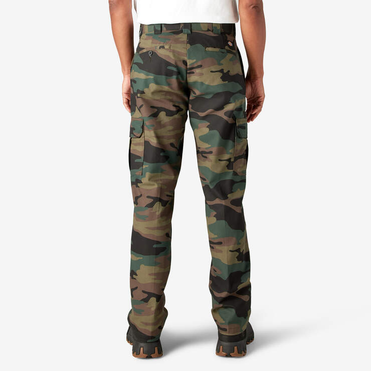 FLEX Regular Fit Cargo Pants - Hunter Green Camo (HRC) image number 2