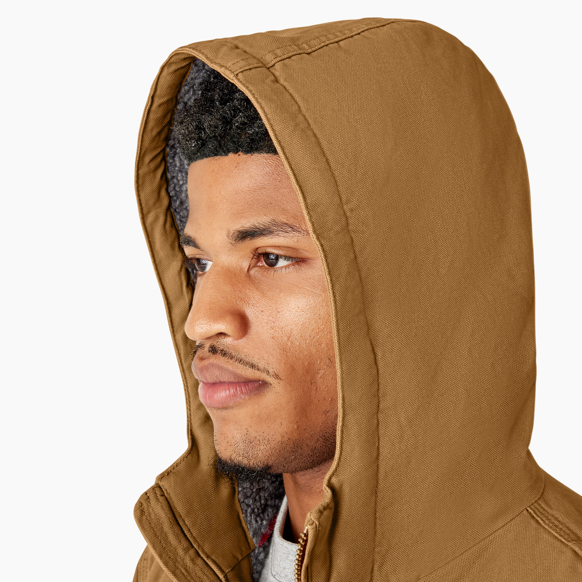 Duck Canvas High Pile Fleece Lined Jacket - Dickies US