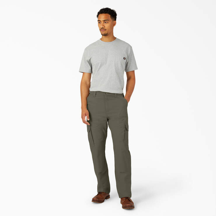 FLEX DuraTech Relaxed Fit Ripstop Cargo Pants - Moss Green (MS) image number 5