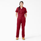 Women&#39;s Cooling Short Sleeve Coveralls - English Red &#40;ER&#41;
