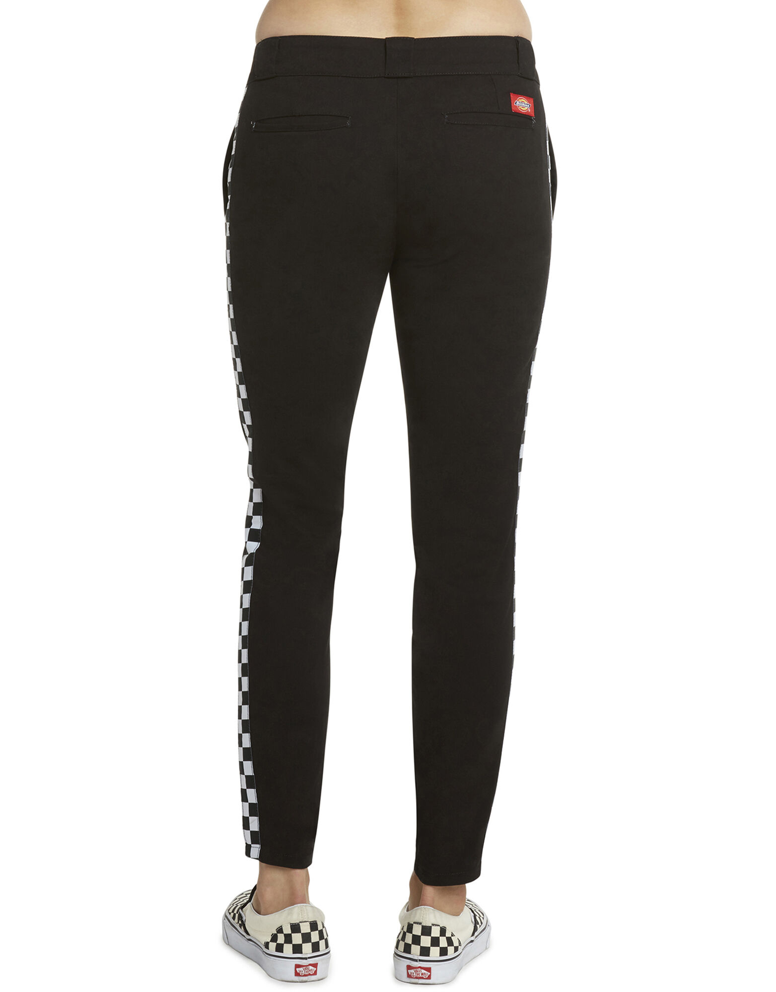 Checkered outlet stripe pants