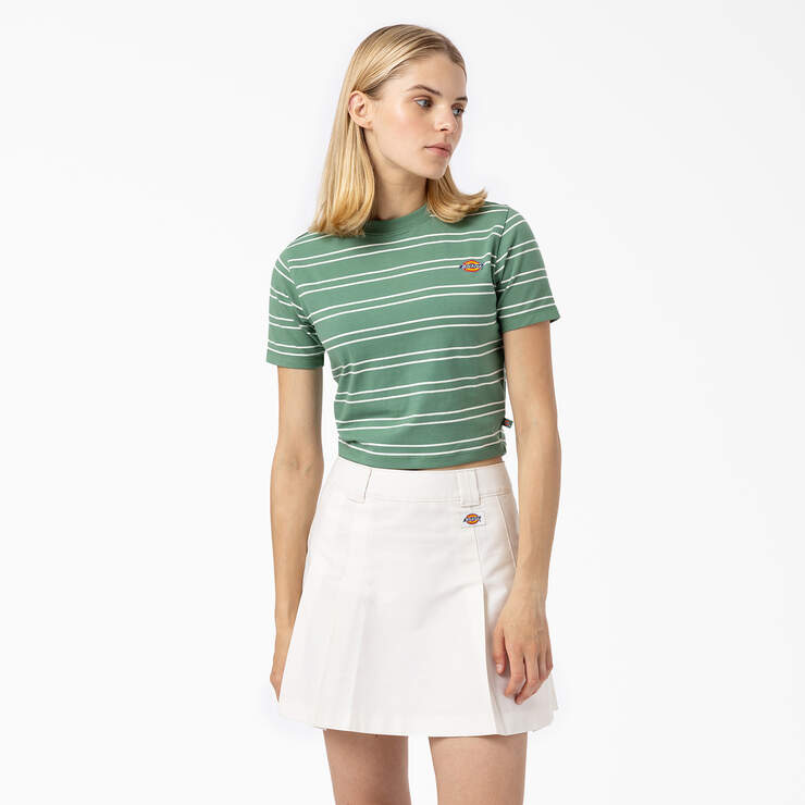 Women's Westover Striped T-Shirt - Dark Ivy (D2I) image number 1
