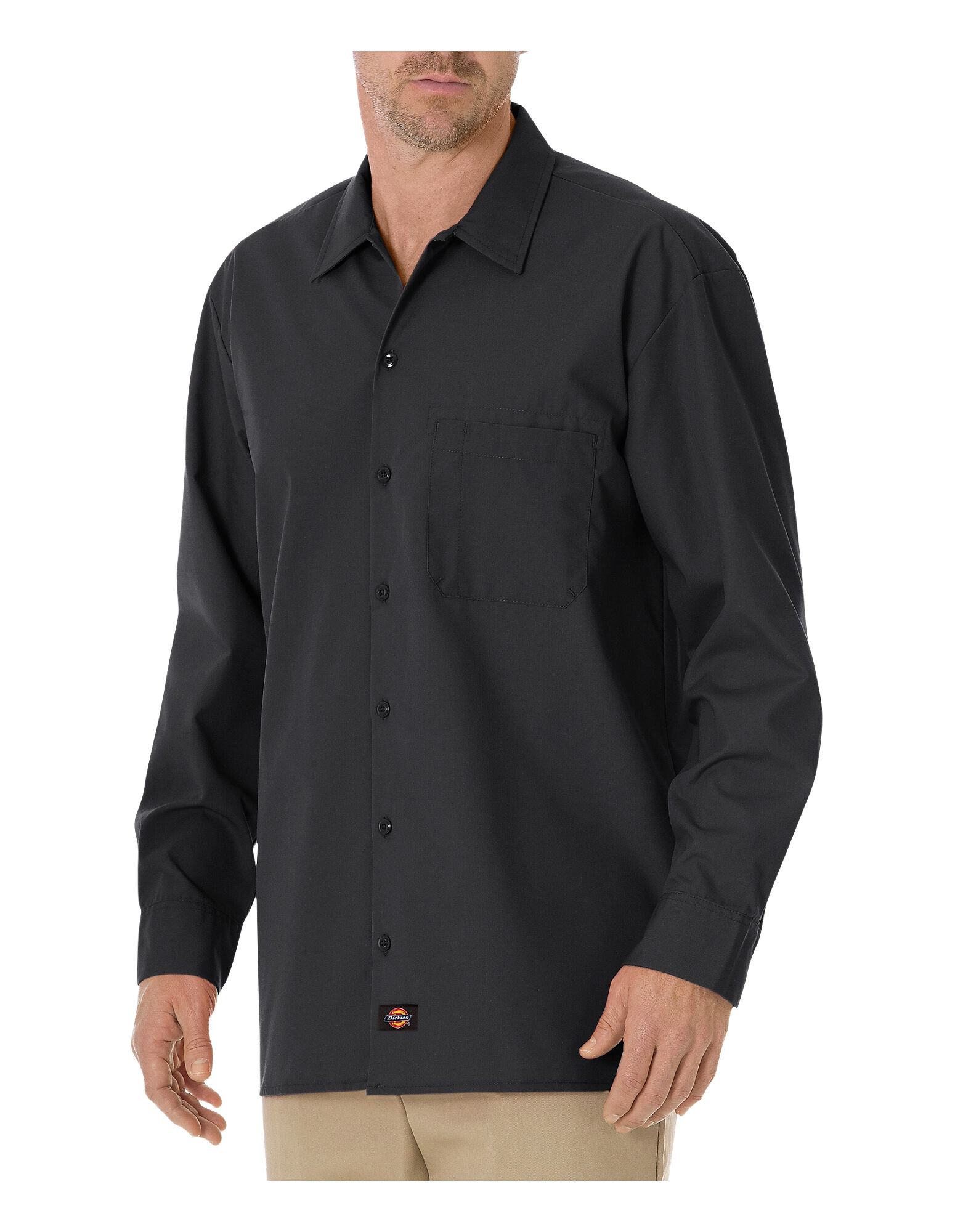 Long Sleeve Poplin Work Shirt | Mens Shirts | Dickies