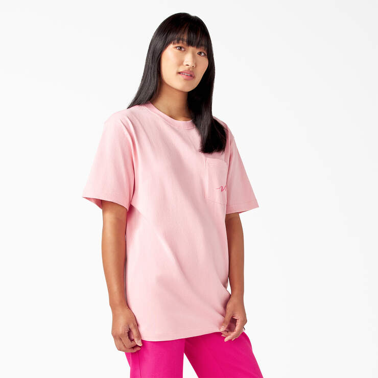 Breast Cancer Awareness Heavyweight T-Shirt - Quartz Pink (QKS) image number 4