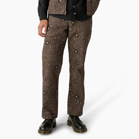 Ellis Floral Print Duck Canvas Pants - Dark Floral &#40;FCR&#41;