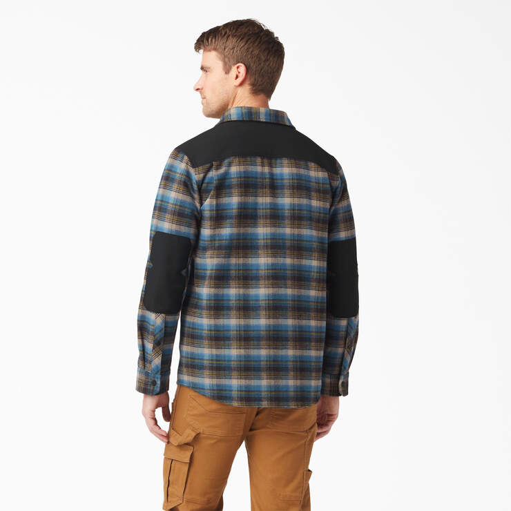 Heavyweight Brawny Flannel Shirt - Southern Fall Plaid (B2E) image number 2