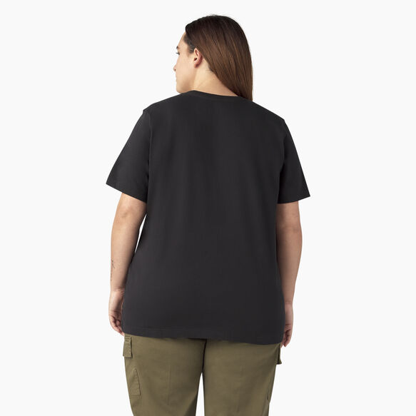 Women&#39;s Plus Heavyweight Logo T-Shirt - Black &#40;KBK&#41;