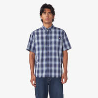 Short Sleeve Woven Shirt - Coronet Blue Plaid (BCN)