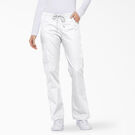 Women&#39;s EDS Signature Flare Leg Cargo Scrub Pants - White &#40;DWH&#41;