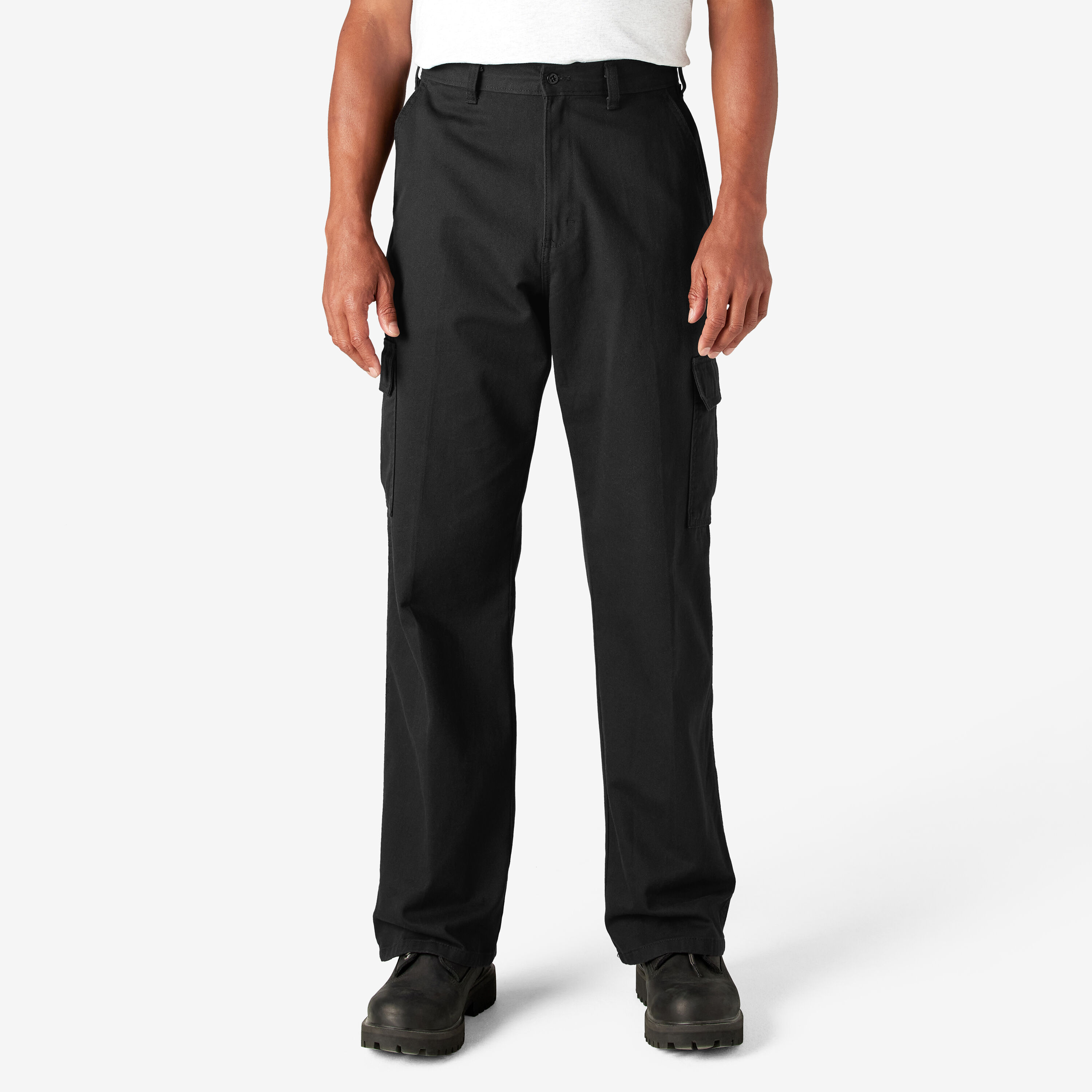 Dickies Dickies Trousers Cargo Straight Fit Carpenter Workwear Casual Pants 36” Black 