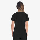 Women&#39;s EDS Essentials V-Neck Scrub Top - Black &#40;BLK&#41;