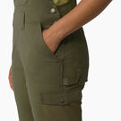 Women&#39;s Cooling Ripstop Bib Shortalls - Rinsed Military Green &#40;RML&#41;