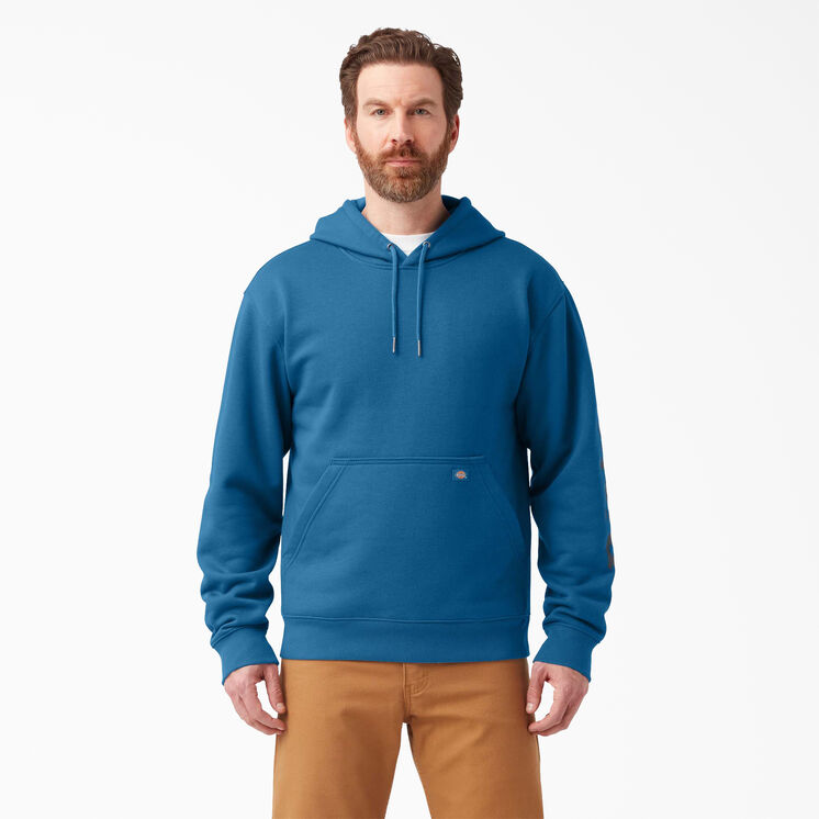 Water Repellent Sleeve Logo Hoodie - Vallarta Blue &#40;V2B&#41;