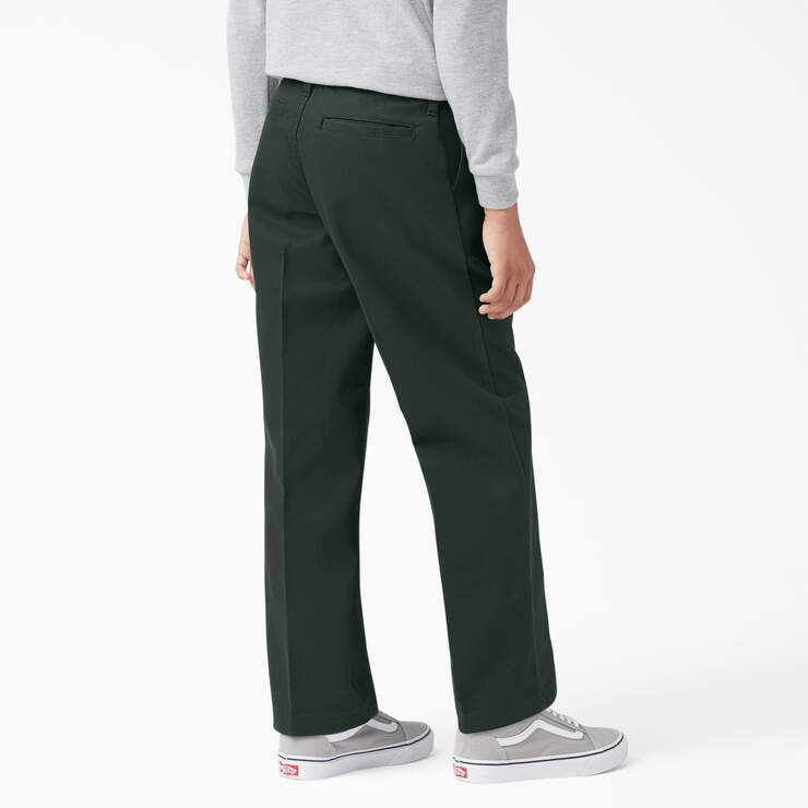Boys' Classic Fit Pants, 4-20 - Hunter Green (GH) image number 2
