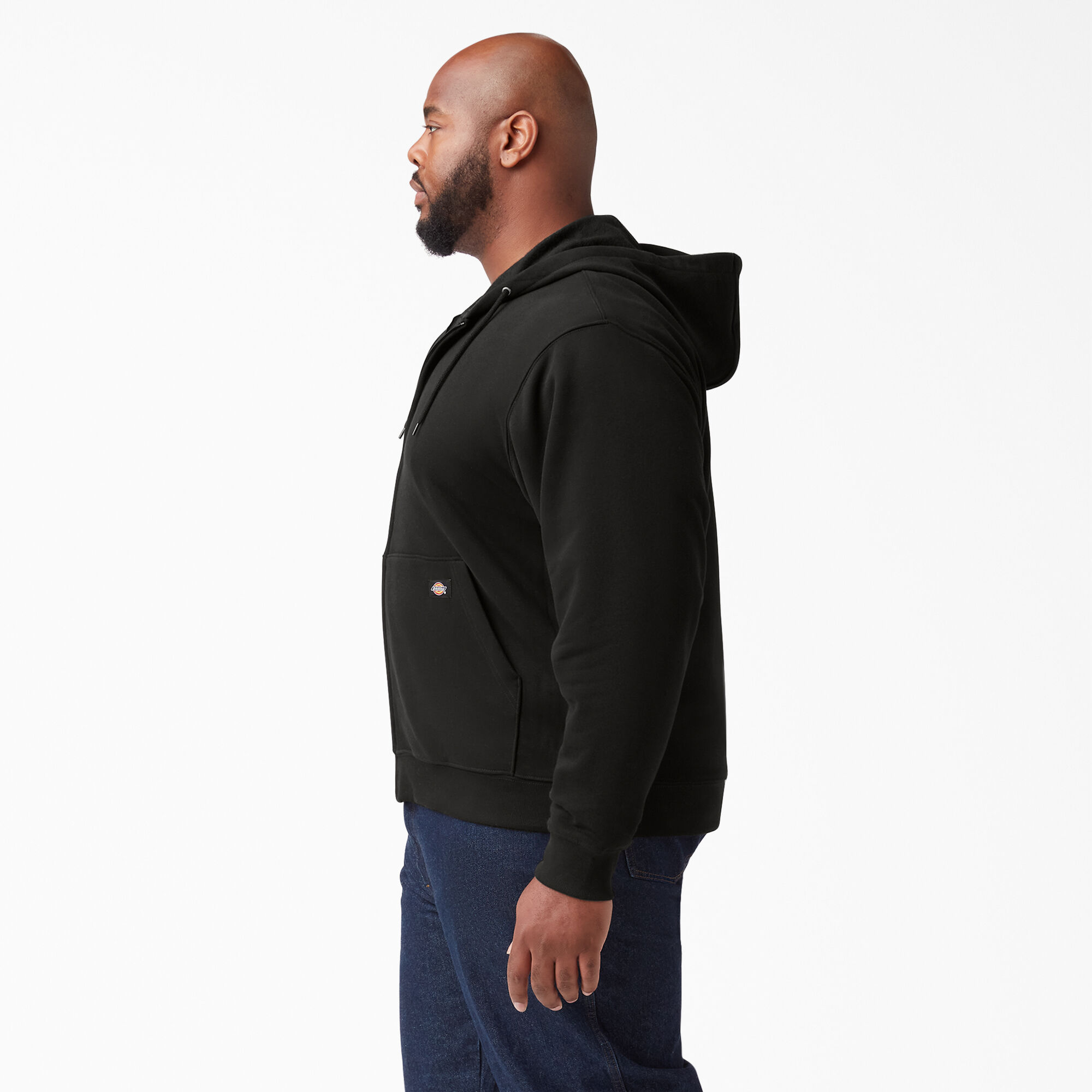 Dickies black online zip up jacket