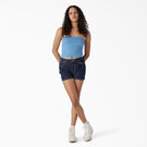 Women&#39;s Knit Tube Top - Azure Blue &#40;AB2&#41;