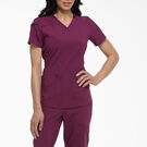 Women&#39;s EDS Essentials V-Neck Scrub Top - Wine &#40;WIN&#41;