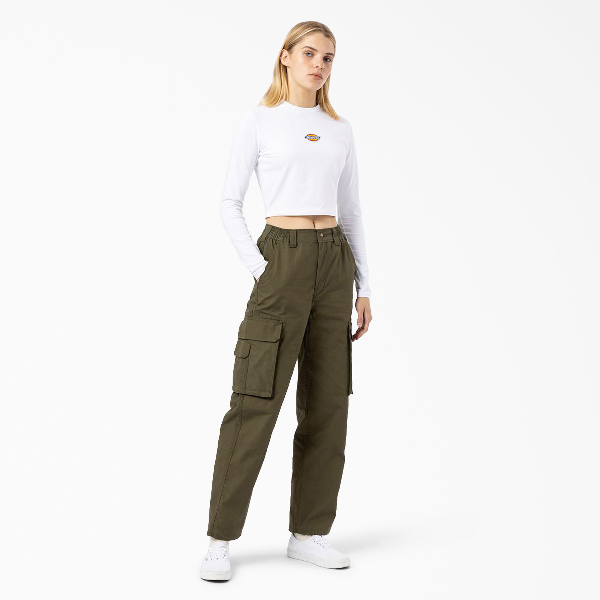 売れ筋商品|||ディッキーズ カットソー トップス レディース Culpeper Long-Sleeve Shirt - Women's Pale Green ディッキーズ レディース Tシャツ トップス Culpeper Long