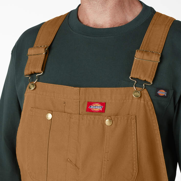Classic Bib Overalls - Rinsed Brown Duck (RBD) image number 10