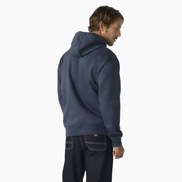 Water Repellent Tri-Color Logo Hoodie - Airforce Blue &#40;AF&#41;