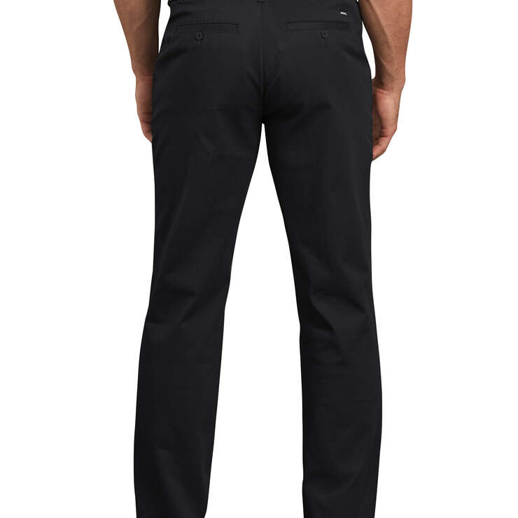 Dickies X-Series Regular Fit Washed Chino Pants - Rinsed Black (RBK) image number 2