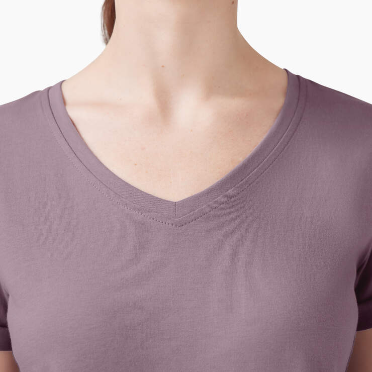 Women’s V-Neck T-Shirt - Lilac (LC) image number 6
