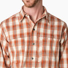 Cooling Long Sleeve Work Shirt - Copper/Brown Plaid &#40;C1W&#41;