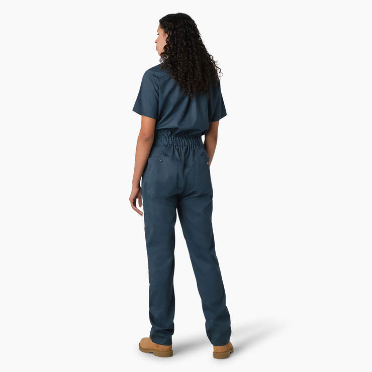 Women's FLEX Cooling Short Sleeve Coveralls - Airforce Blue (AF) image number 2