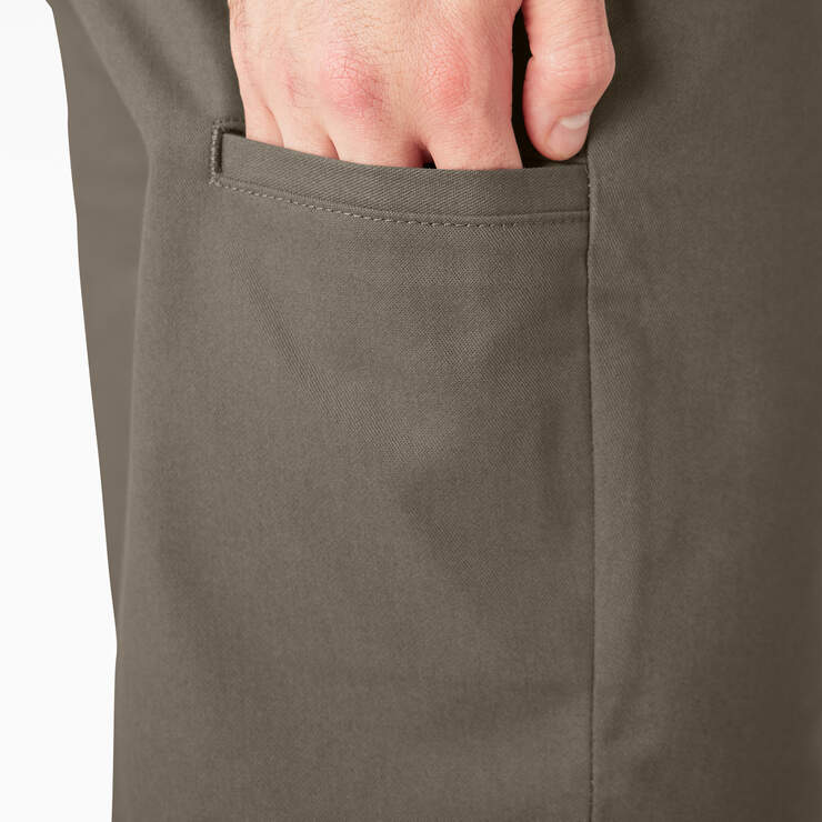 Relaxed Fit Work Shorts, 11" - Mushroom (MR1) image number 7