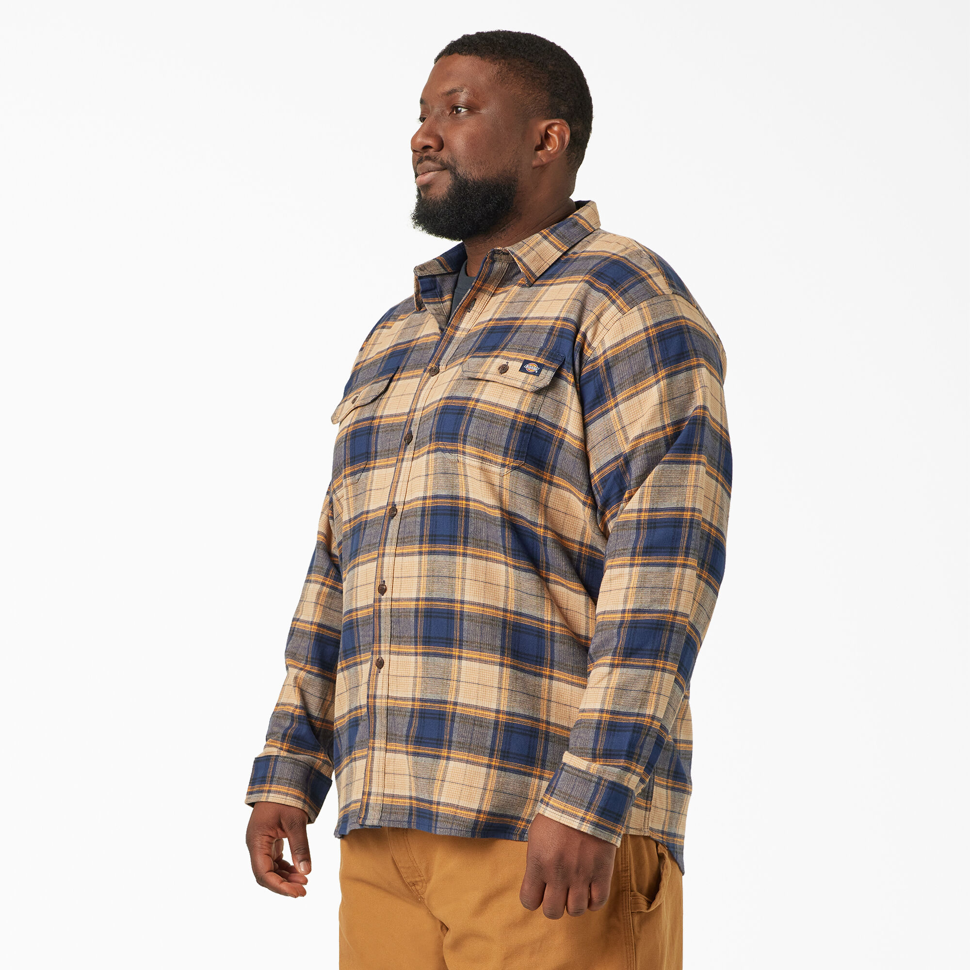 FLEX Long Sleeve Flannel Shirt Dickies US