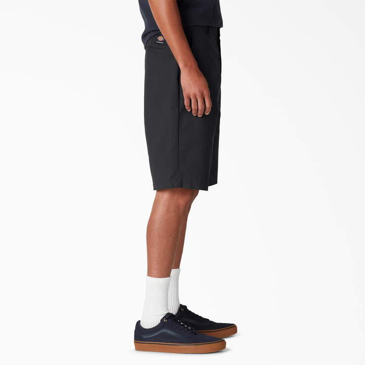 FLEX Skateboarding Slim Fit Shorts, 11" - Black (BK) image number 3