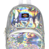 Iridescent Silver Mini Backpack - Iridescent Silver (IRS)