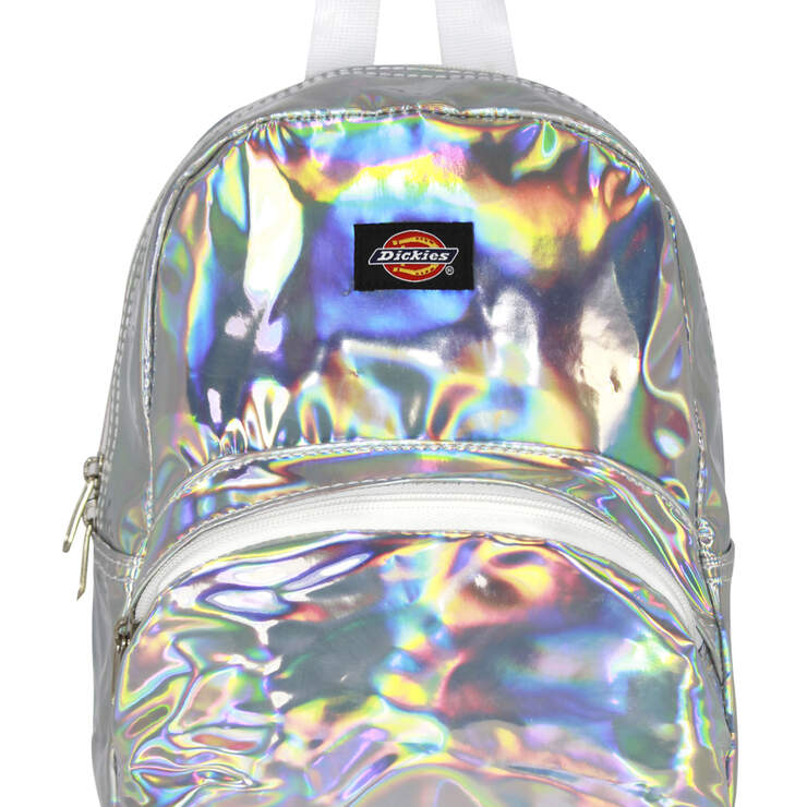 Iridescent Silver Mini Backpack - Iridescent Silver (IRS) image number 1