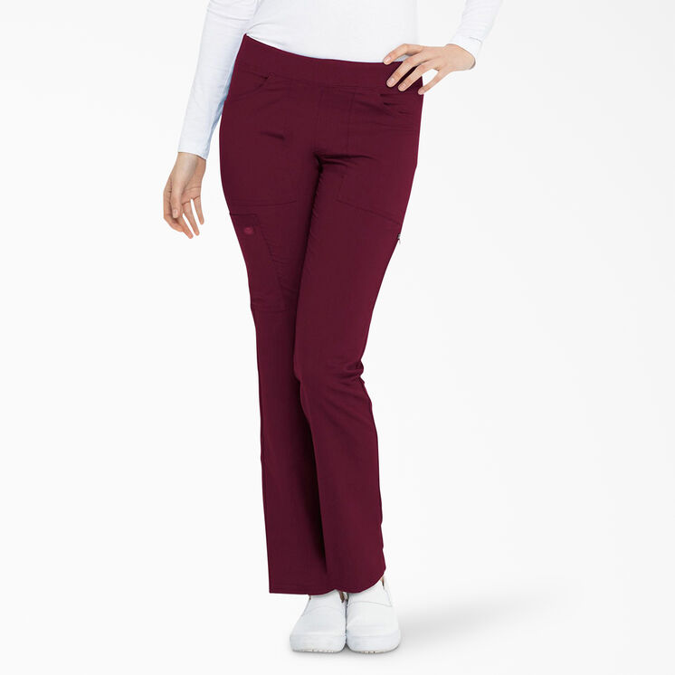 Women&#39;s Balance Tapered Leg Scrub Pants - Wine &#40;WIN&#41;