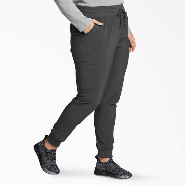 Women's EDS Essentials Jogger Scrub Pants - Pewter Gray (PEW) image number 4