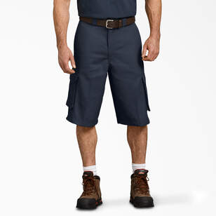 Loose Fit Cargo Work Shorts, 13"