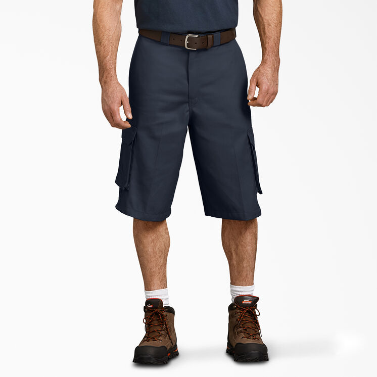 Loose Fit Cargo Work Shorts, 13&quot; - Dark Navy &#40;DN&#41;