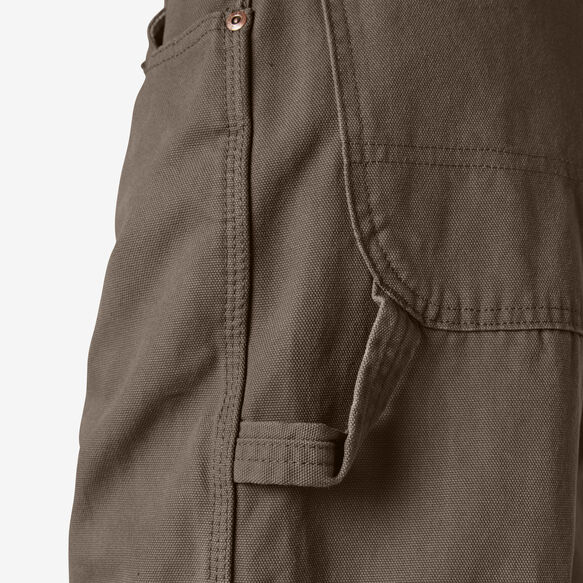 Relaxed Fit Heavyweight Duck Carpenter Pants - Rinsed Mushroom &#40;RMR1&#41;