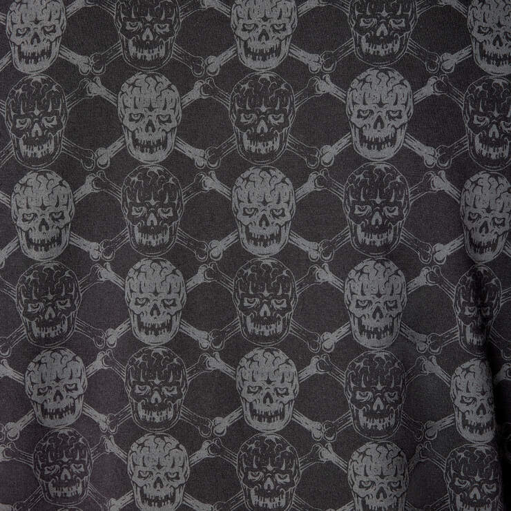 Dickies x Lurking Class T-Shirt - Black Skull Print (FPL) image number 9