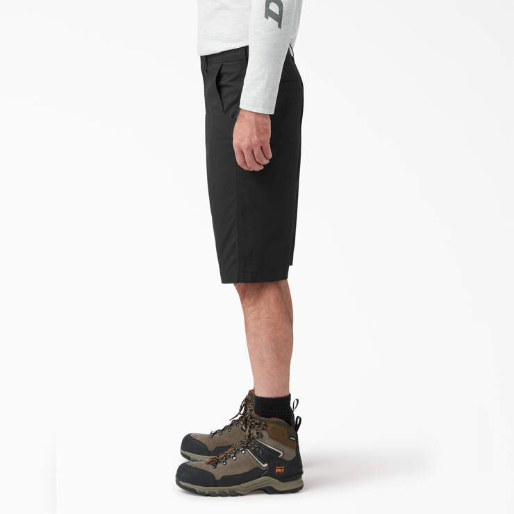 FLEX Cooling Regular Fit Utility Shorts, 13" - Black (BK) image number 3