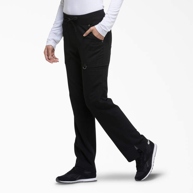 Women's Xtreme Stretch Scrub Pants - Black (BLK) image number 3