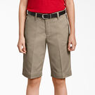 Girls&#39; Classic Fit Bermuda Shorts, 4-20 - Desert Sand &#40;DS&#41;
