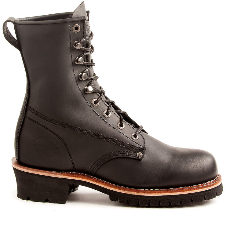 Men's Chaser Steel Toe Work Boots - Black (FBK) image number 2
