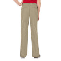 Girls' FlexWaist® Slim Fit Straight Leg Flat Front Pants, 4-6x - Desert Sand (DS)
