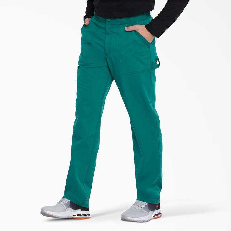 Men's Balance Scrub Pants - Hunter Green (HTR) image number 3