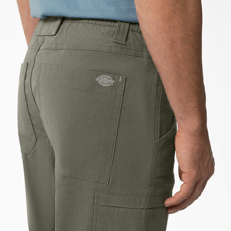 Cooling Regular Fit Ripstop Cargo Pants - Moss Green (MS) image number 7