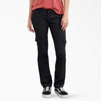 Women’s Relaxed Fit Cargo Pants - Rinsed Black (RBK)
