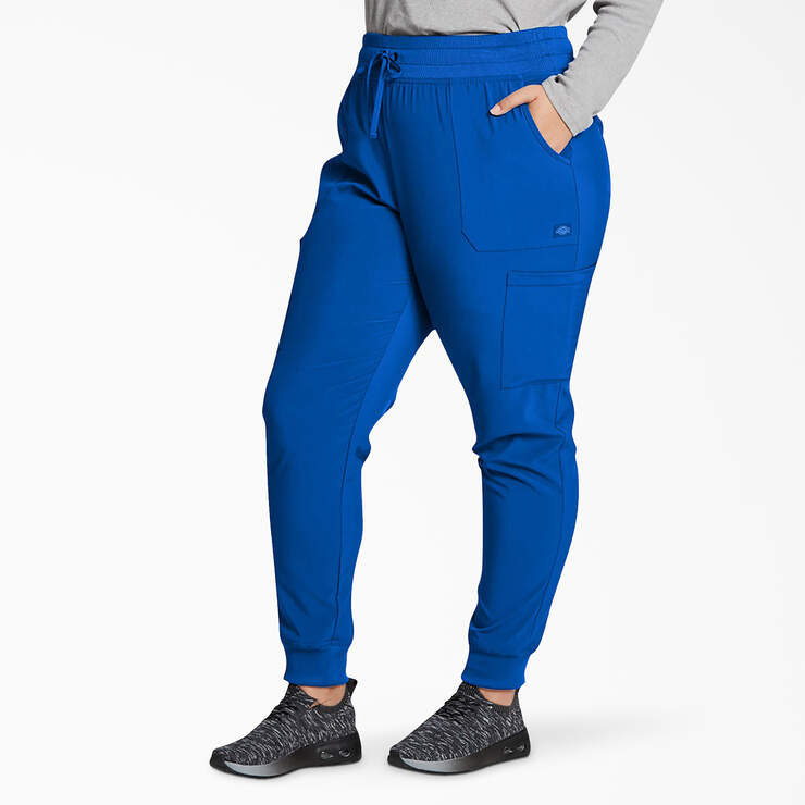 Women's EDS Essentials Jogger Scrub Pants - Royal Blue (RB) image number 3