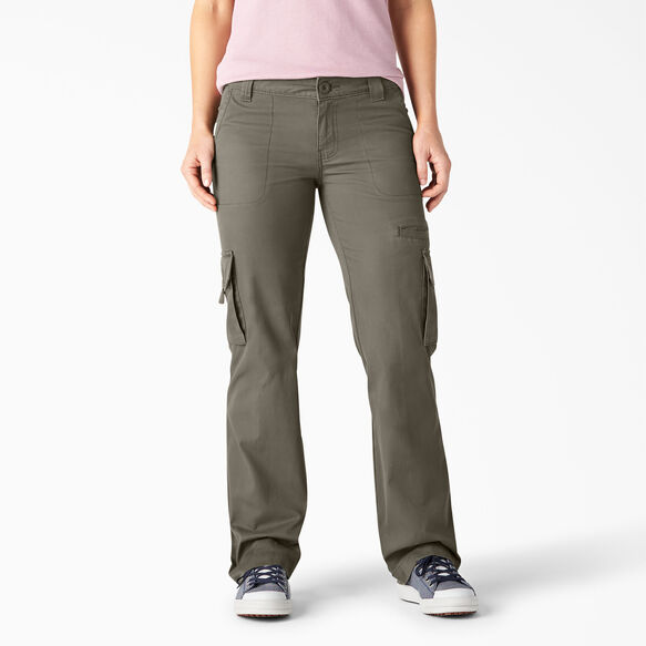 Women&#39;s Relaxed Cargo Pants - Leaf Green &#40;RGE&#41;